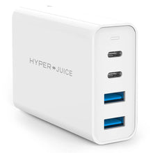 Load image into Gallery viewer, HyperJuice GaN 100W USB-C Charger — World's most crowdfunded 100W GaN charger. Quick charge 2 USB-C and 2 USB-A devices.