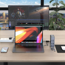 Load image into Gallery viewer, HyperDrive GEN2 18-Port USB-C Hub — 2X Speed & Power: Universal USB-C docking station for MacBook, Chromebook, and PC