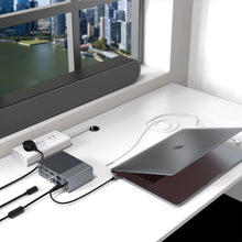 Load image into Gallery viewer, HyperDrive GEN2 18-Port USB-C Hub — 2X Speed & Power: Universal USB-C docking station for MacBook, Chromebook, and PC