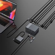 Load image into Gallery viewer, HyperDrive GEN2 18-Port USB-C Hub — 2X Speed & Power: Universal USB-C docking station for MacBook, Chromebook, and PC
