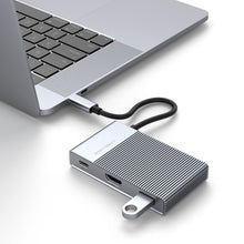 Load image into Gallery viewer, HyperDrive GEN2 6-Port USB-C Hub — 2X Speed & Power: Universal USB-C docking station for MacBook, Chromebook, and PC