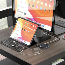 Load image into Gallery viewer, HyperDrive GEN2 6-Port USB-C Hub — 2X Speed & Power: Universal USB-C docking station for MacBook, Chromebook, and PC