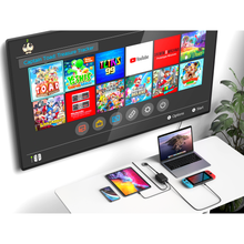 Load image into Gallery viewer, HyperDrive 60W USB-C Power Hub for Nintendo Switch — Power & Connect Nintendo Switch or any USB-C Device to USB-A and 4K HDMI TV/Display