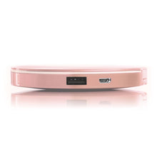 Load image into Gallery viewer, Pearl 3000mAh — Makeup mirror portable charger for iPhone, Samsung, and Android.