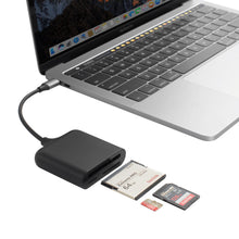Load image into Gallery viewer, HyperDrive USB-C Pro Card Reader — USB-C card reader for CFast, UHS-II MicroSD and SD 4.0 memory cards