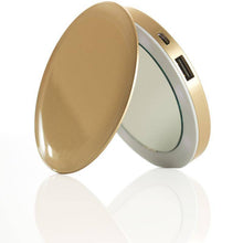 Load image into Gallery viewer, Pearl 3000mAh — Makeup mirror portable charger for iPhone, Samsung, and Android.