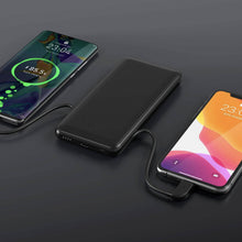 Load image into Gallery viewer, HyperJuice 18W 15000mAh Battery Pack — USB-C battery pack for iPhone with integrated 18W Lightning to USB-C cable.
