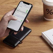 Load image into Gallery viewer, HyperJuice 18W 15000mAh Battery Pack — USB-C battery pack for iPhone with integrated 18W Lightning to USB-C cable.
