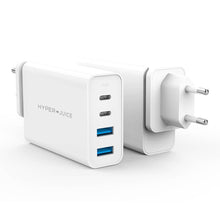 Load image into Gallery viewer, HyperJuice GaN 100W USB-C Charger — World's most crowdfunded 100W GaN charger. Quick charge 2 USB-C and 2 USB-A devices.
