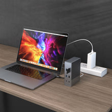Load image into Gallery viewer, HyperDrive GEN2 18-Port USB-C Hub — 2X Speed &amp; Power: Universal USB-C docking station for MacBook, Chromebook, and PC
