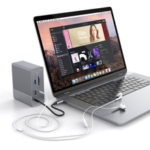 Load image into Gallery viewer, HyperDrive GEN2 12-Port USB-C Hub — 2X Speed &amp; Power: Universal USB-C docking station for MacBook, Chromebook, and PC
