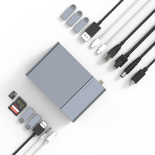Load image into Gallery viewer, HyperDrive GEN2 16-Port Thunderbolt 3 Dock — Latest Generation Titan Ridge Docking Station. Supports 8K video. Backward compatible with USB-C host.
