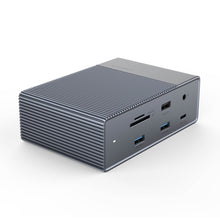 Load image into Gallery viewer, HyperDrive GEN2 16-Port Thunderbolt 3 Dock — Latest Generation Titan Ridge Docking Station. Supports 8K video. Backward compatible with USB-C host.
