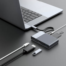 Load image into Gallery viewer, HyperDrive GEN2 6-Port USB-C Hub — 2X Speed &amp; Power: Universal USB-C docking station for MacBook, Chromebook, and PC

