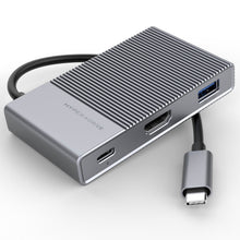 Load image into Gallery viewer, HyperDrive GEN2 6-Port USB-C Hub — 2X Speed &amp; Power: Universal USB-C docking station for MacBook, Chromebook, and PC
