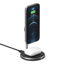 Load image into Gallery viewer, HyperJuice Magnetic Wireless Charging Stand — Designed for iPhone 12 &amp; AirPods
