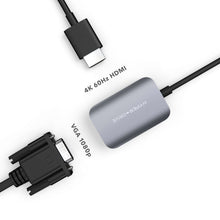 Load image into Gallery viewer, HyperDrive USB-C to HDMI + VGA Video Adapter — Universal USB-C Hub for 4K 60Hz HDR video output
