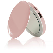 Load image into Gallery viewer, Pearl 3000mAh — Makeup mirror portable charger for iPhone, Samsung, and Android.
